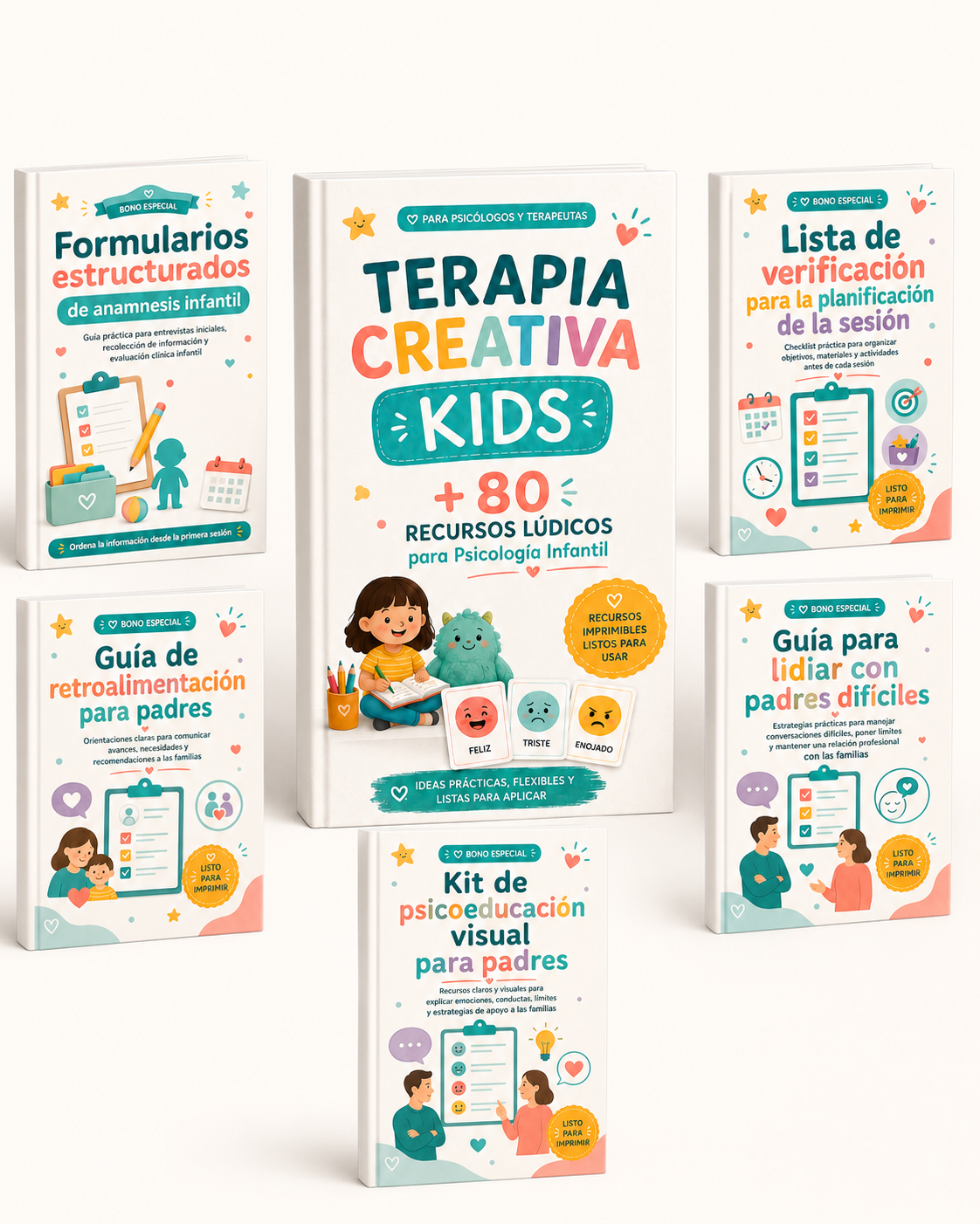 Terapia Creativa Kids: +80 Recursos Lúdicos para Psicología Infantil